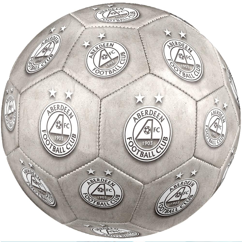 Aberdeen FC Size 5 Standard Football Durable Training Match Soccer Ball for Adult Outdoor Sports