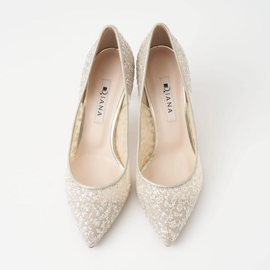 Made in 103163100012 [Diana] Pumps, Japan, Gold, 24.0cm,