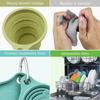 2025 Latest Model Collapsible Cup for Traveling, Silicone Foldable Cup, Camping