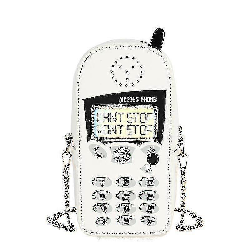 Funny Mobile Phone Shape Purse With Chain Crossbody Shoulder Bag Cartoon Handbag-4