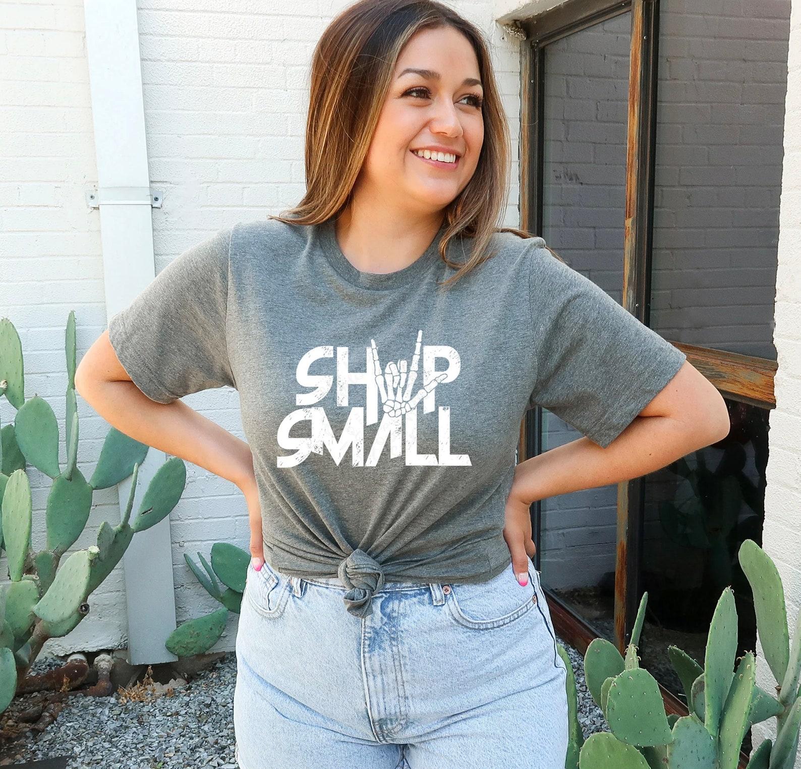 Shop Small Skeleton Unisex Graphic T-Shirt, Short Sleeve, Small Business Owner S