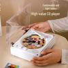 In Stock Portable Retro CD Player with Wireless Bluetooth and Record Album Capability