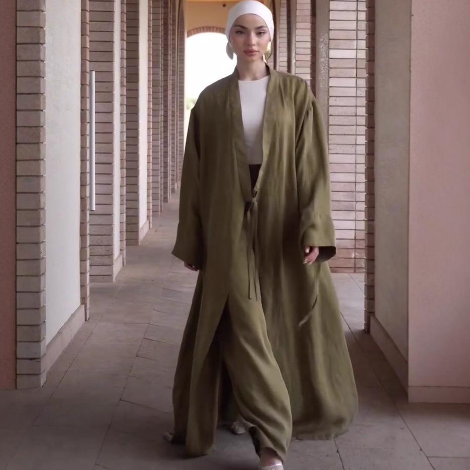 2025 Summer, Europe and the United States Close the Waist and Look Thin, Loose and Comfortable, Versatile Commuting Fashion, Daily Wide-leg Pants