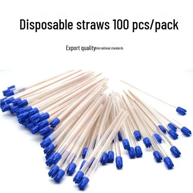 Dental Disposable Saliva Suction Tube for Teeth Beautification & Implant Surgery, Bent & Weak Suction Oral Consumable