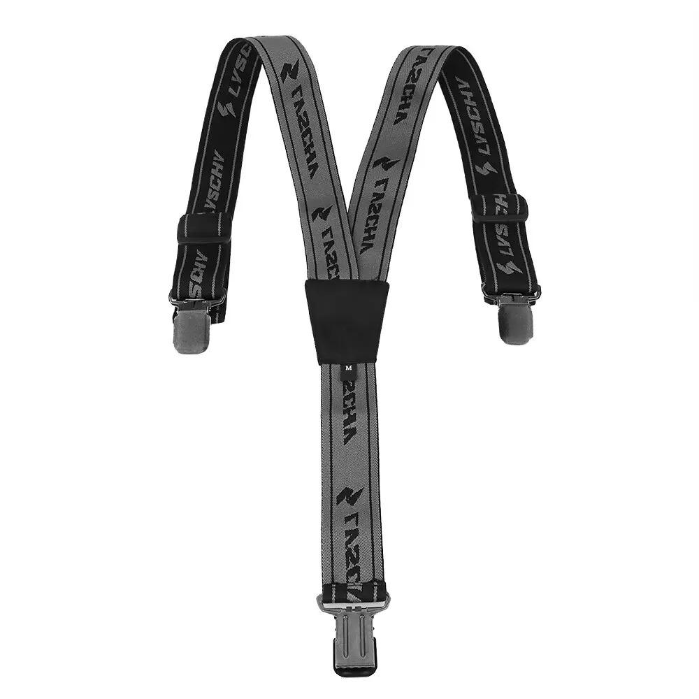 

Заводская поставка Высокоэластичные регулируемые подтяжки Плечевые ремни Мотогонки Мужчины Женщины Брюки Брюки Подтяжки Зеленый Черный L чёрный