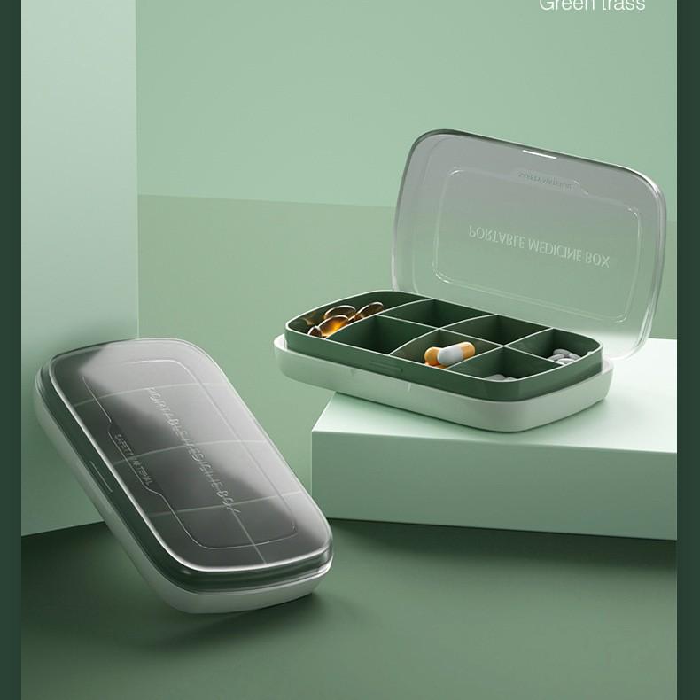 

Portable Large-Capacity 7-Day Medicine Box for Elderly - Compact and Sealed Storage