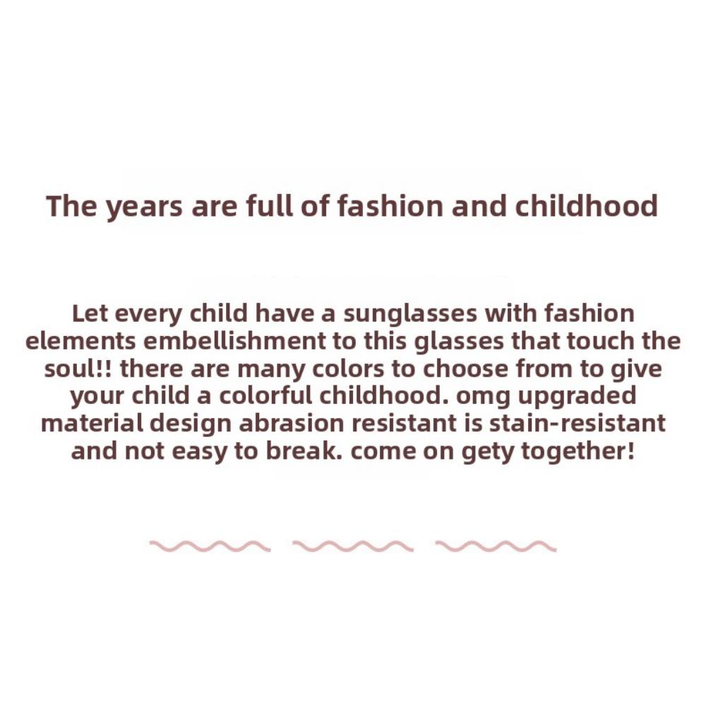 New Egg-shaped Sunglasses Children's Glasses Sunglasses Gradually Change Color Baby Sunglasses