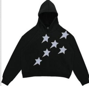 y2k peripheral sweater men s and women s jackets autumn and winter Korean fashion pullover sweater 1110 XS чёрный
