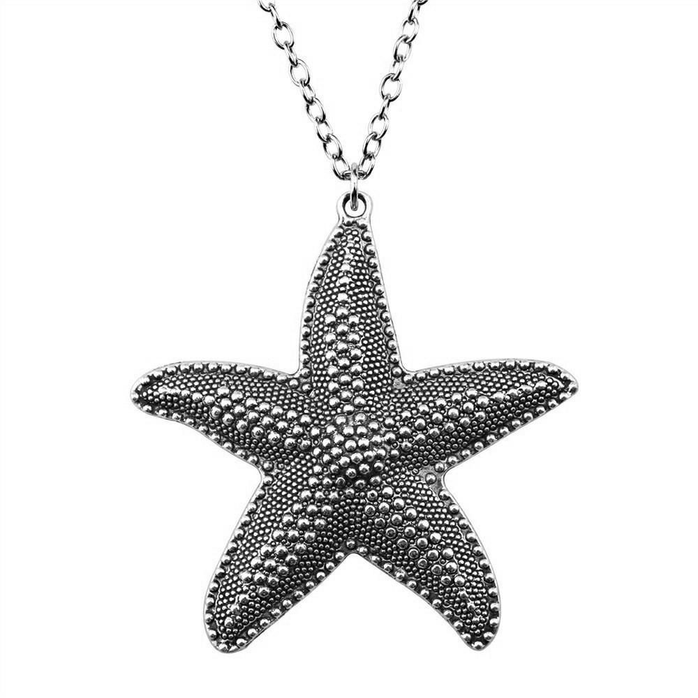 Sea Turtle Pendant Necklace Ocean Beach Nautical Theme Jewelry 45cm or 70cm long chain