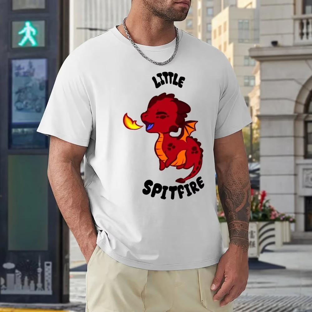 Little SpitFire For Sale T-shirt Harajuku Movement Casual T-shirts Classic Fitness USA Size
