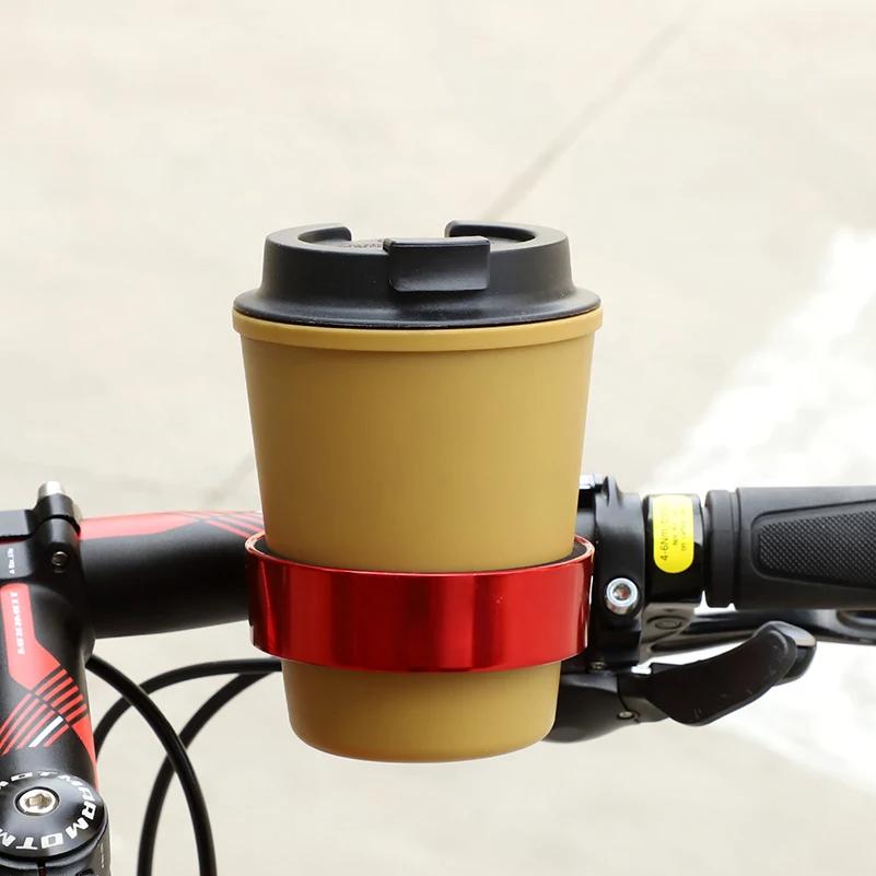 Aluminum Bicycle Cup Holder Bike Coffee Drinks Cup Handlebar Mount Stand MTB Scooter Bottle Cage Cycling Accessories
