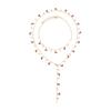 Ingemark 2Pcs/Set Y2K Romantic Cherry Pendant Long Chain Necklace for Women New Trend Sexy Chest Tassel Choker Wedding Jewelry