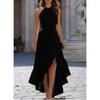 QICED Women's Fashion Sleeveless Suspenders Summer Spring Solid Color Print Casual Dresses Casual Chic