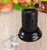 Pure Source India Ceramic Oil Diffuser Electric Small (4.5 inch, Black)