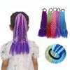 1 pièce Tresses colorées élastiques Filles Perruques Queue de cheval Nouvelles Tresses pour enfants