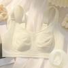 Special for nude seamless rabbit ear cup, thin without steel ring, gathering, thin and soft support, beautiful back bra