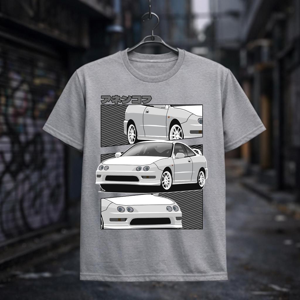 DC2 Stile Type R JDM Maglietta Auto Anni '90 Auto Giapponesi Streetwear Estate 2026 Unisex Unisex Felpa Casual in Cotone Stile Y2k