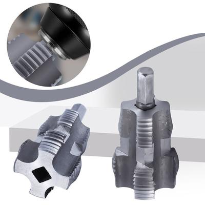 4/6 Points Water Pipe Thread Opener Thread Drill Bit Thread Opener Tool Pipe Thread Opener Drill Bit Manual