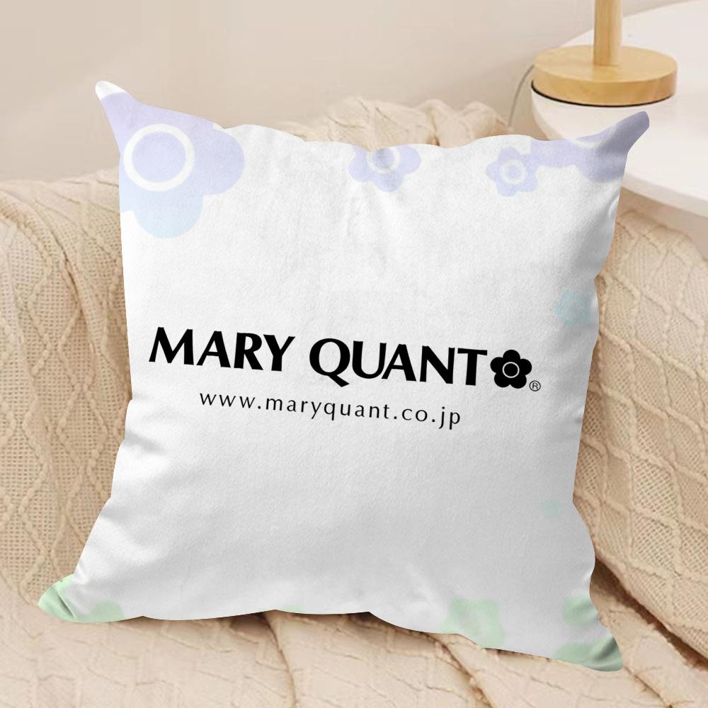 Coole MMary QQuant Kissenbezüge Kurzer Plüsch Beidseitiger Druck Quadratische Kissenbezüge für Sofa Heimkissen Dekoration