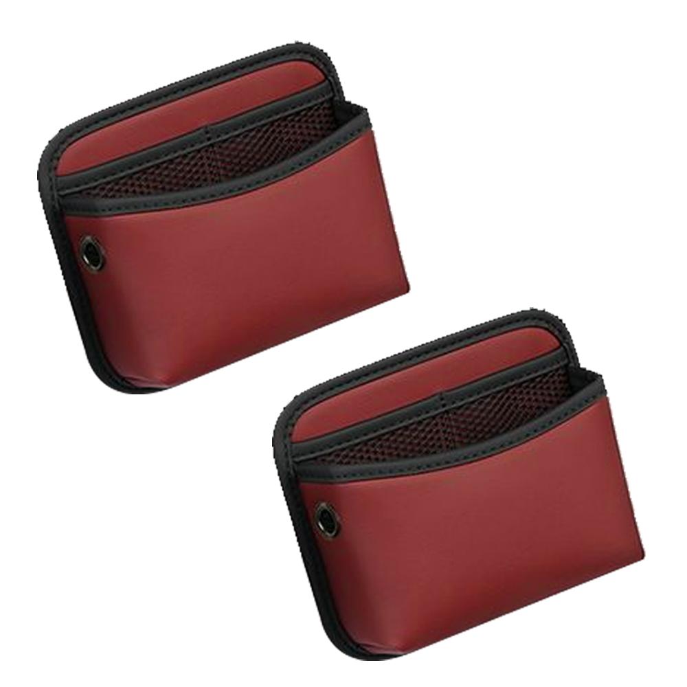 Car Door Side Storage Bag,PU Leather Auto Mesh Pocket Organizer for Card,Phone,Sunglasses,Universal Car Interior Accessory