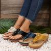 Women Wedges Sandals Summer New Woman Platform Flip Flops Female Slippers Sandalias Mujer Elegant Flower Slippers