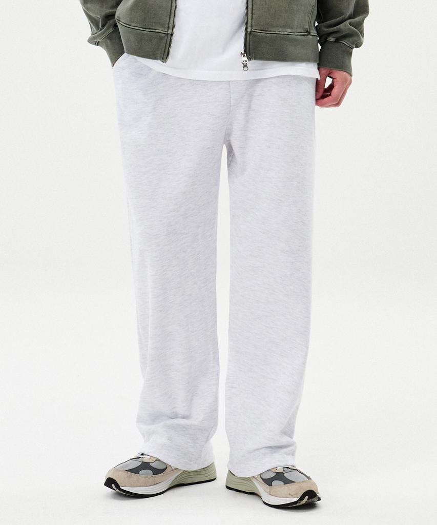 Top Boy Straight Regular Straight Training Pants White Melange