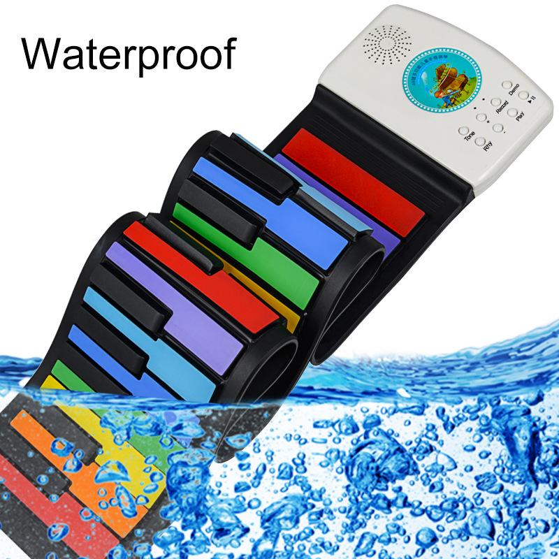 Rechargeable Portable 49-Key Foldable Piano for Beginner Kids