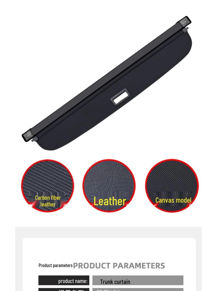 IM LS6 Rear Compartment Sunshade Cover - Car Interior Accessory