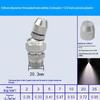 0.6 0.8 1.0 1.2 1.5 2.0Mm Hole Stainless Steel Nozzle Adjustable Steam Volume For Fog Cannon Machine 1/8' 1/4' 3/8' 1/2'