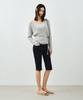 MONGDOL [Set] Sheer Linen Wrap Knit & Sleeveless Grey Mdkt124Gray