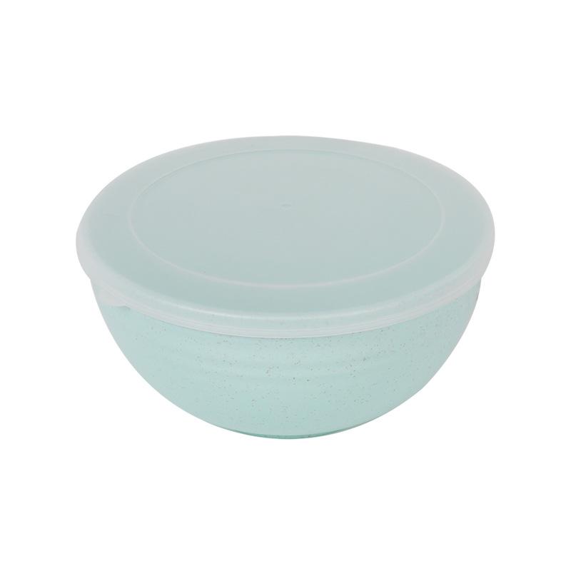 Wheat Straw Household Set Bowl, Plastic Bowl, Sealed Lid, Fresh-keeping Bowl, Refrigerator Storage Fresh-keeping Bowl