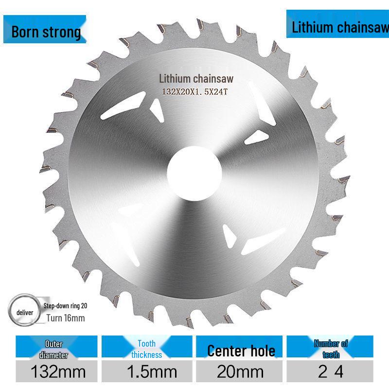 Lithium Electric Woodworking Saw Blades - 4", 5", 5.5", 6.5" Alloy Blades for Wood Cutting.