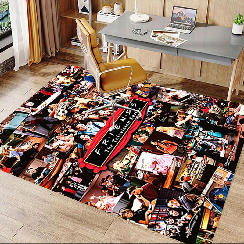 Friends Tv Show Compilation Carpet For Playroom Bedroom Living Room Sofa Home Decorkids Game Area Rug Nonslip Floor Mat