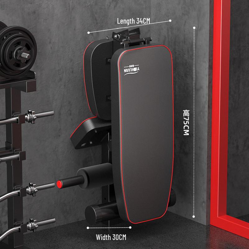 Dumbbell benches, home fitness training benches, foldable, installation-free, multifunctional indoor fitness equipment for sale.