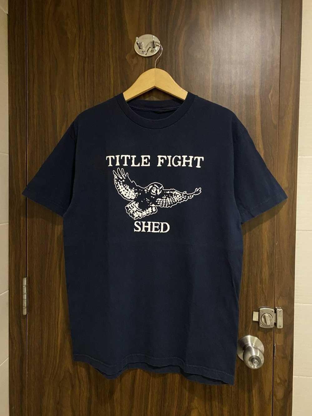 Band Tees Title fight shed Black Cotton All size S-5XL T Shirt MI631 XXL