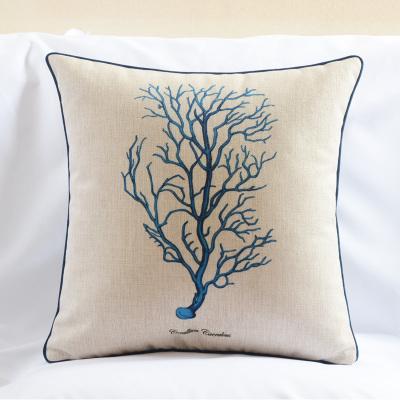 Cuscino Mediterraneo Serie Marina Americana Cuscino Decorativo per la Casa Federe in Lino Cuscino per Divano