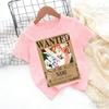 Cute Chopper Cartoon Print Kids TShirt Adorable Anime Character Design Childrens Short Sleeve Tee Perfect for Litt