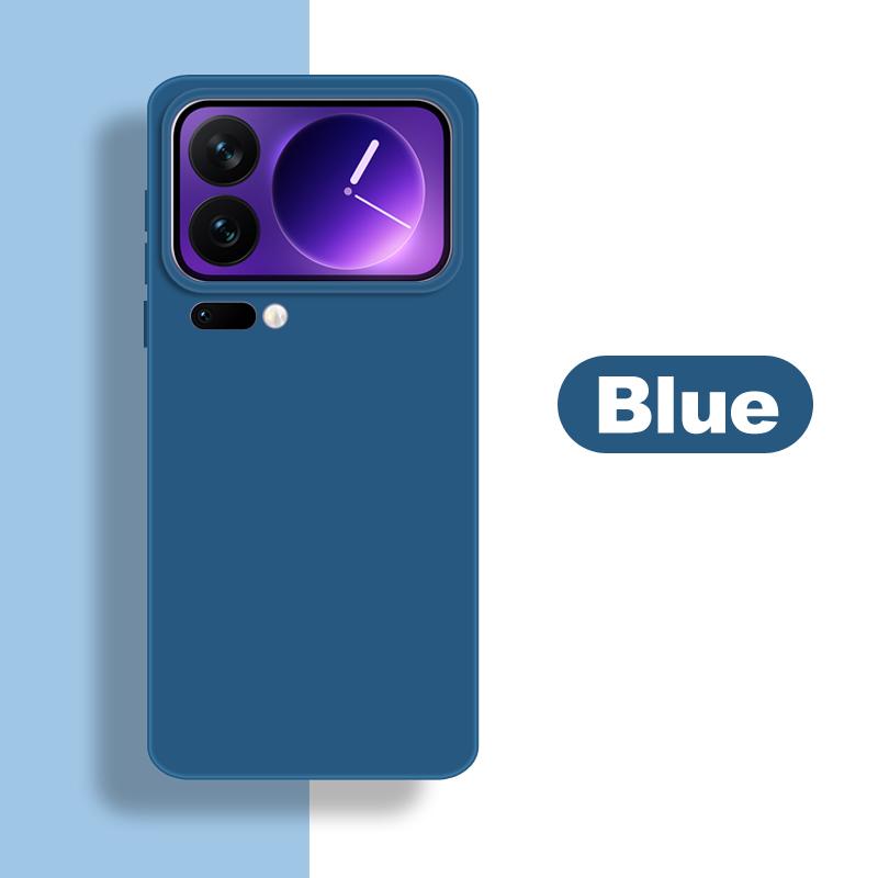 

Чехол для Xiaomi 17 Pro Max Чехол для Xiaomi 17 Pro Max Мягкий Жидкий Силиконовый Бампер Защитные Чехлы для Телефона Для Xiaomi Mi 17 Funda Xiaomi 17 pro синий