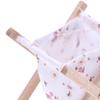 1/12 Dollhouse Miniatures Laundry Basket Folding Clothes Ornaments Wooden Furniture