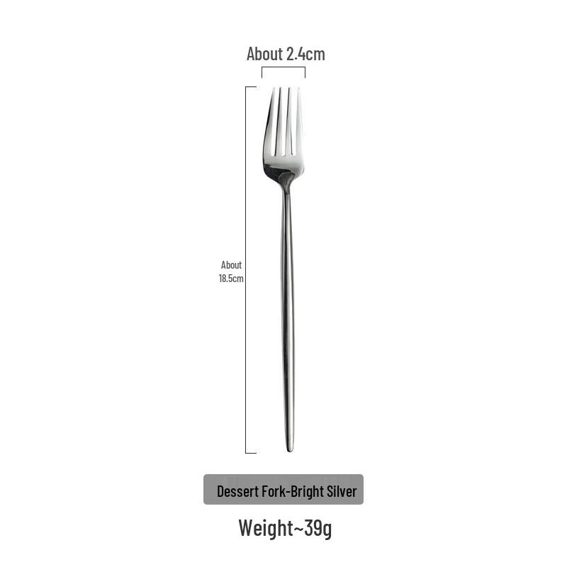 Abay 304 Stainless Steel Mirror Polish Dessert Forks