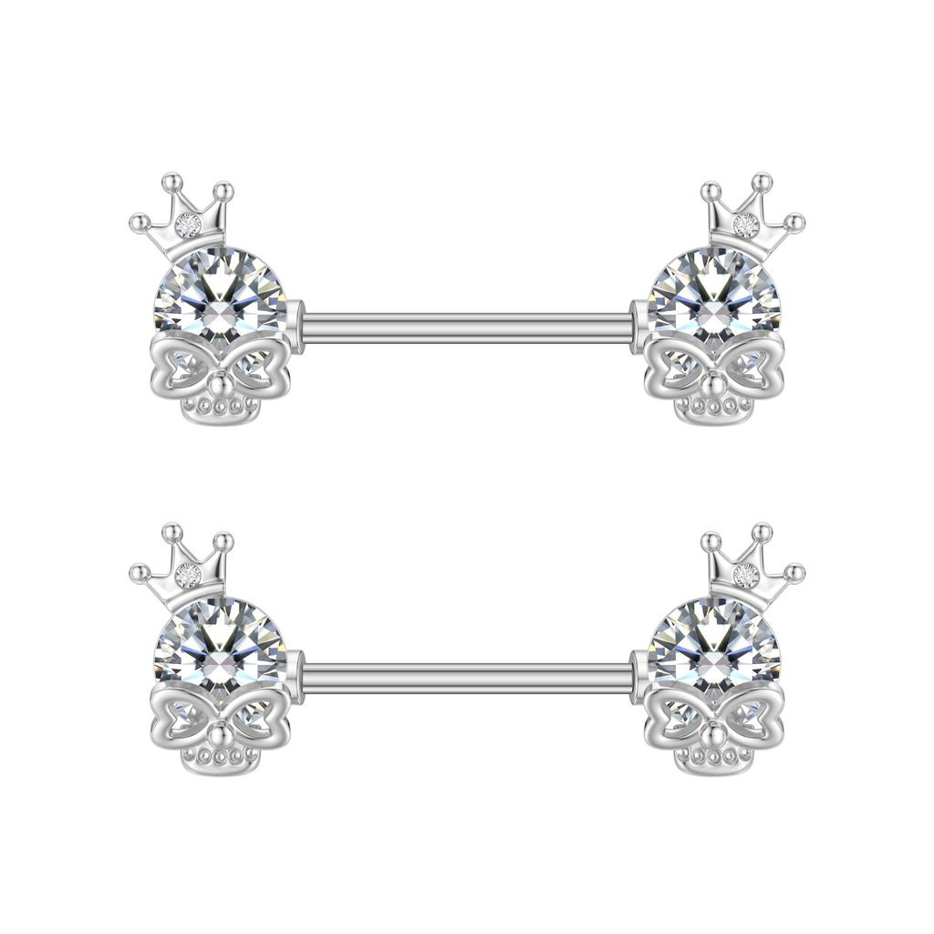 2pcs 316L Steel Maple Leaf Nipple Rings Barbell Butterfly Wing Shield Piercing for Women Girls Sexy Nipple Piercing Body Jewelry
