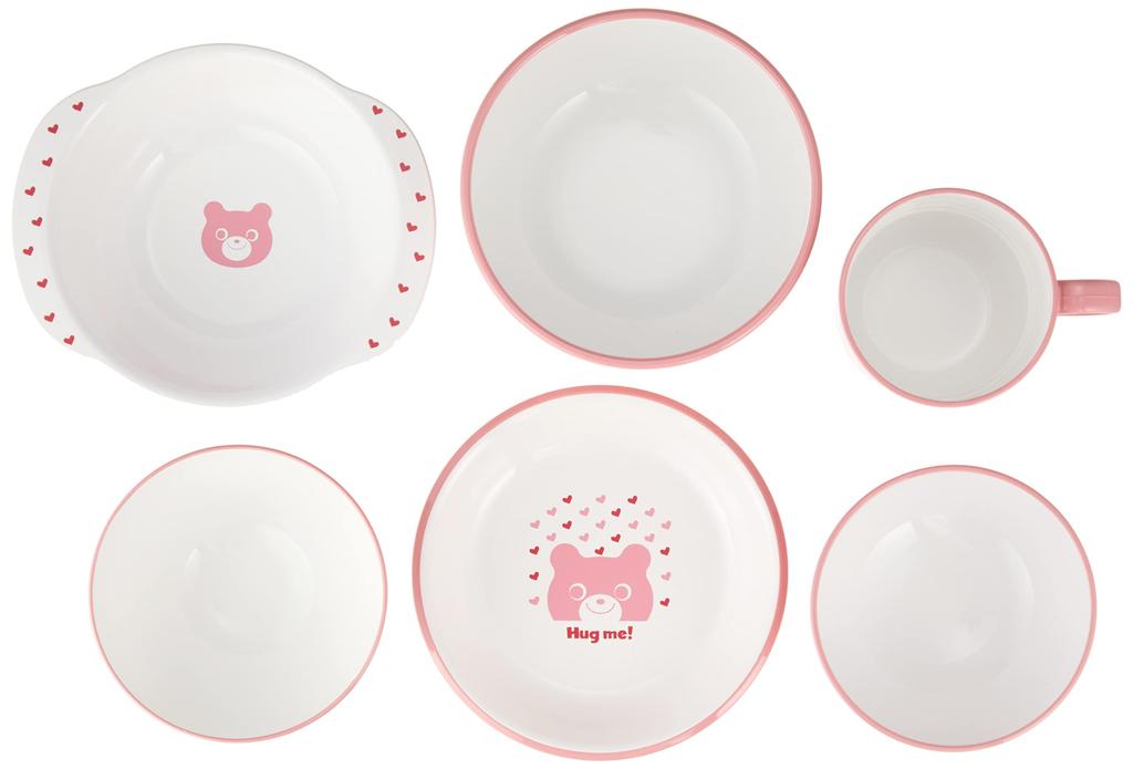 Hug Me Dinnerware Set Y15240 Break-Resistant (6 Pieces) - Bear,