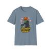 Unisex Softstyle T-Shirt Mens Womens Tees Top Zombie Jack-O’-Lantern Brain Funny Halloween Pumpkin