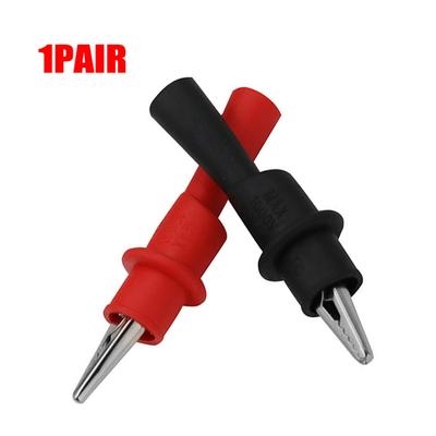 1Pair Clamp For Multi-Meter Tester Wire Tips Test Clip