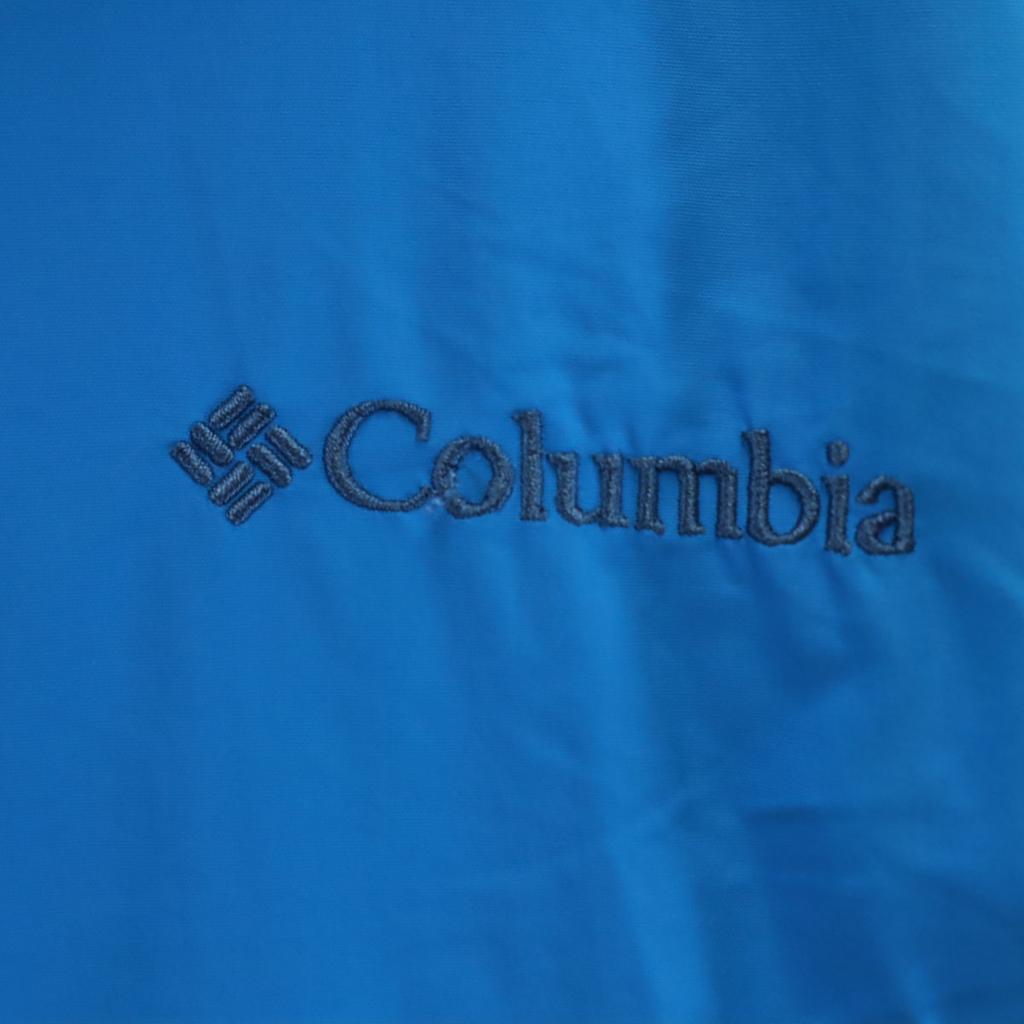 Columbia Decruz Summit Jacket M Light Blue Outdoor OMNI-HEAT Men's Used