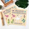 40-Page Fruit & Food Cartoon Doodle Coloring Book for Kids Aged 4+