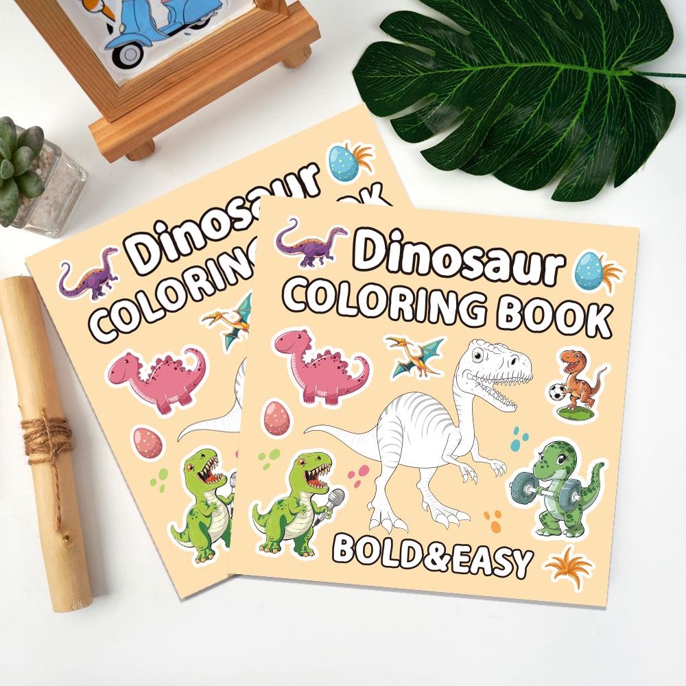 40-Page Fruit & Food Cartoon Doodle Coloring Book for Kids Aged 4+