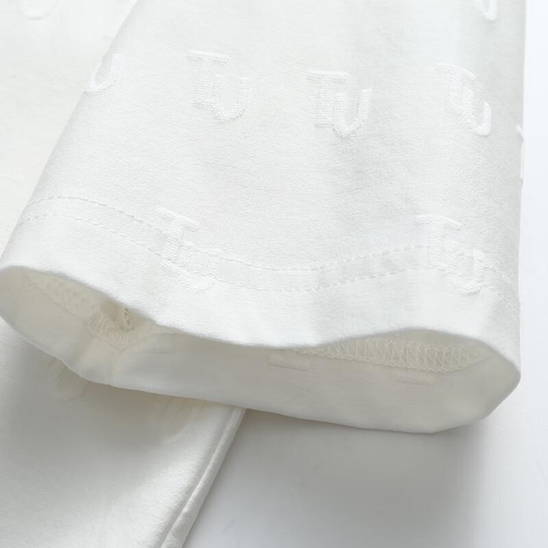 Women's Letter Embroidered Short Sleeve T-shirt