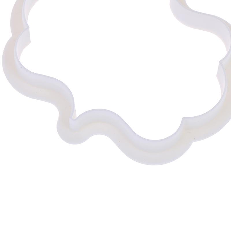 4 buc vintage placă cadru cookie cutter set plastic biscuit cutter tort instrumente