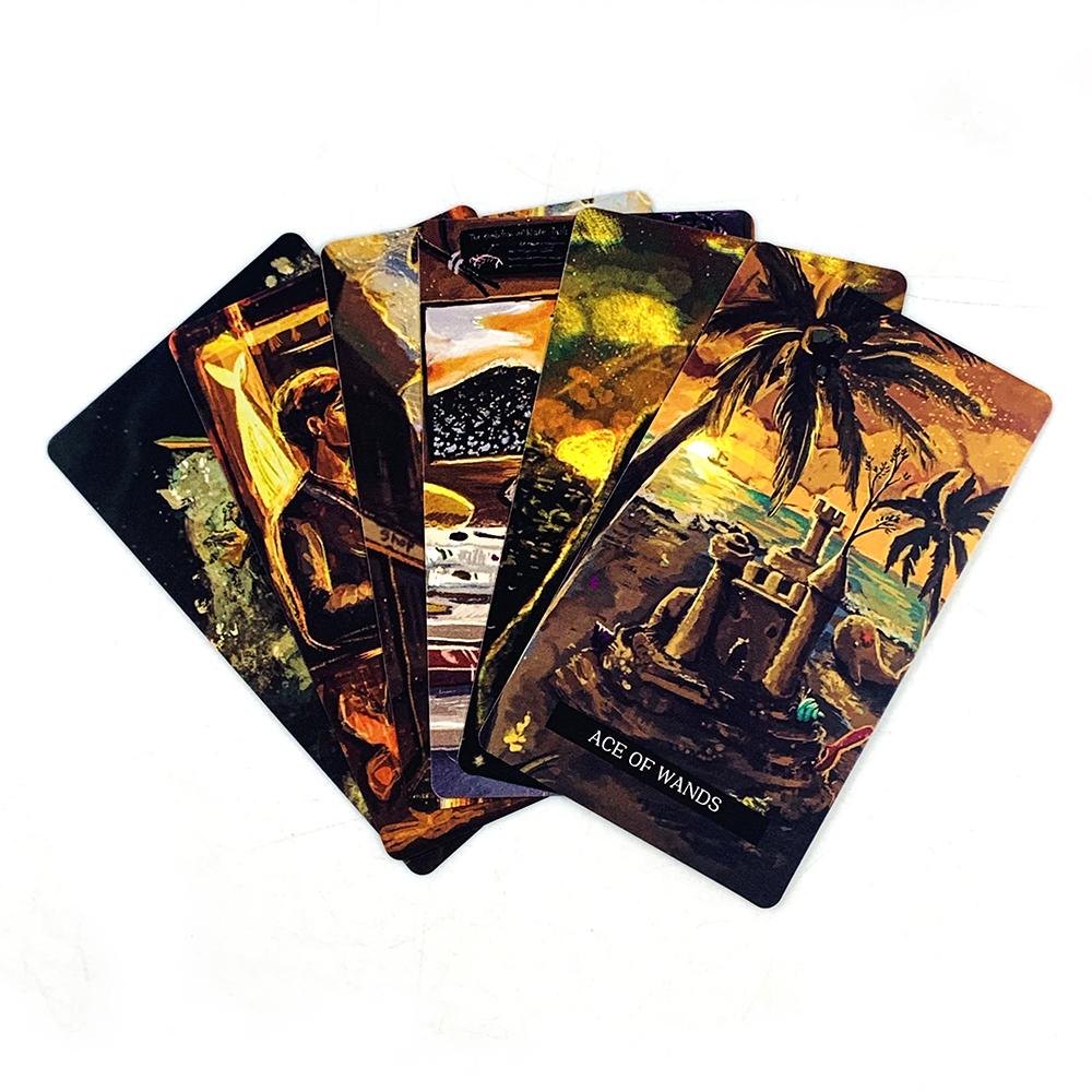 Wishes From The Whales Tarot Cards 78 Pcs Deck Immerses You In A Fascinating Realm of Oceanic Spirits and Sea Creatures